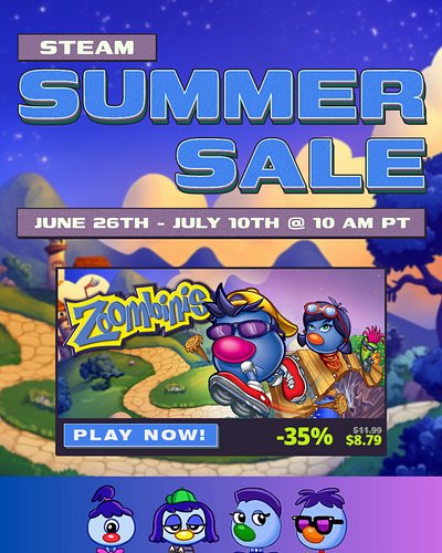 Roll into summer with the Zoombinis! 🌴🌀 Challenge your brain, beat the puzzles, and save big!Zoombinis is 35% off during the ...