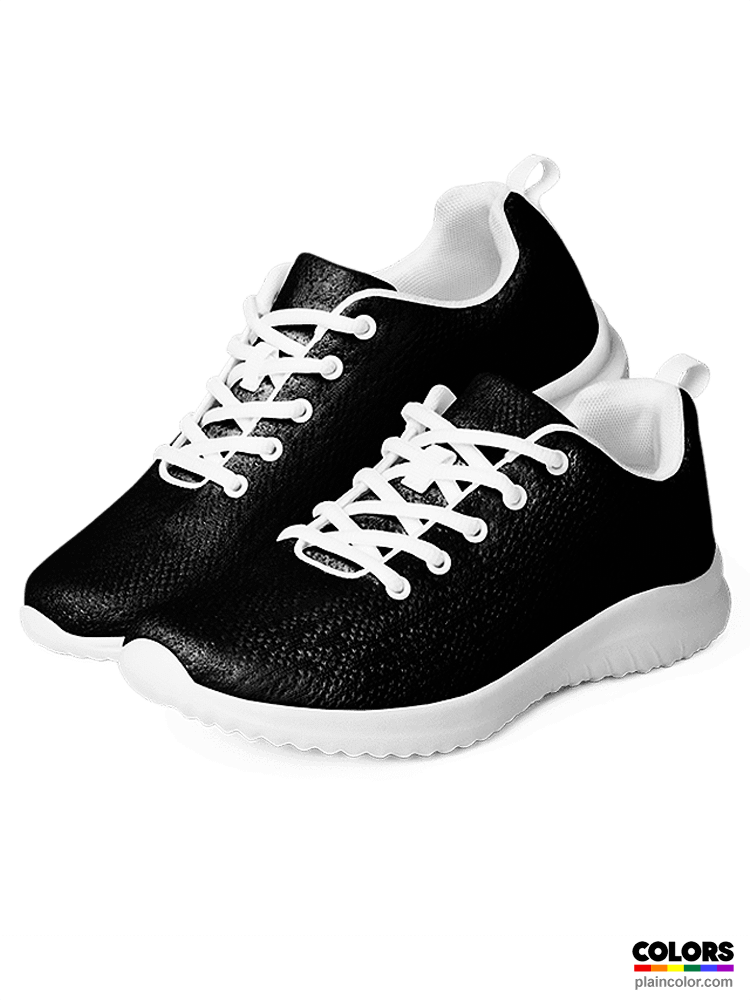 Women's Black Sneakers Lace-up Sports Shoes product image (2)