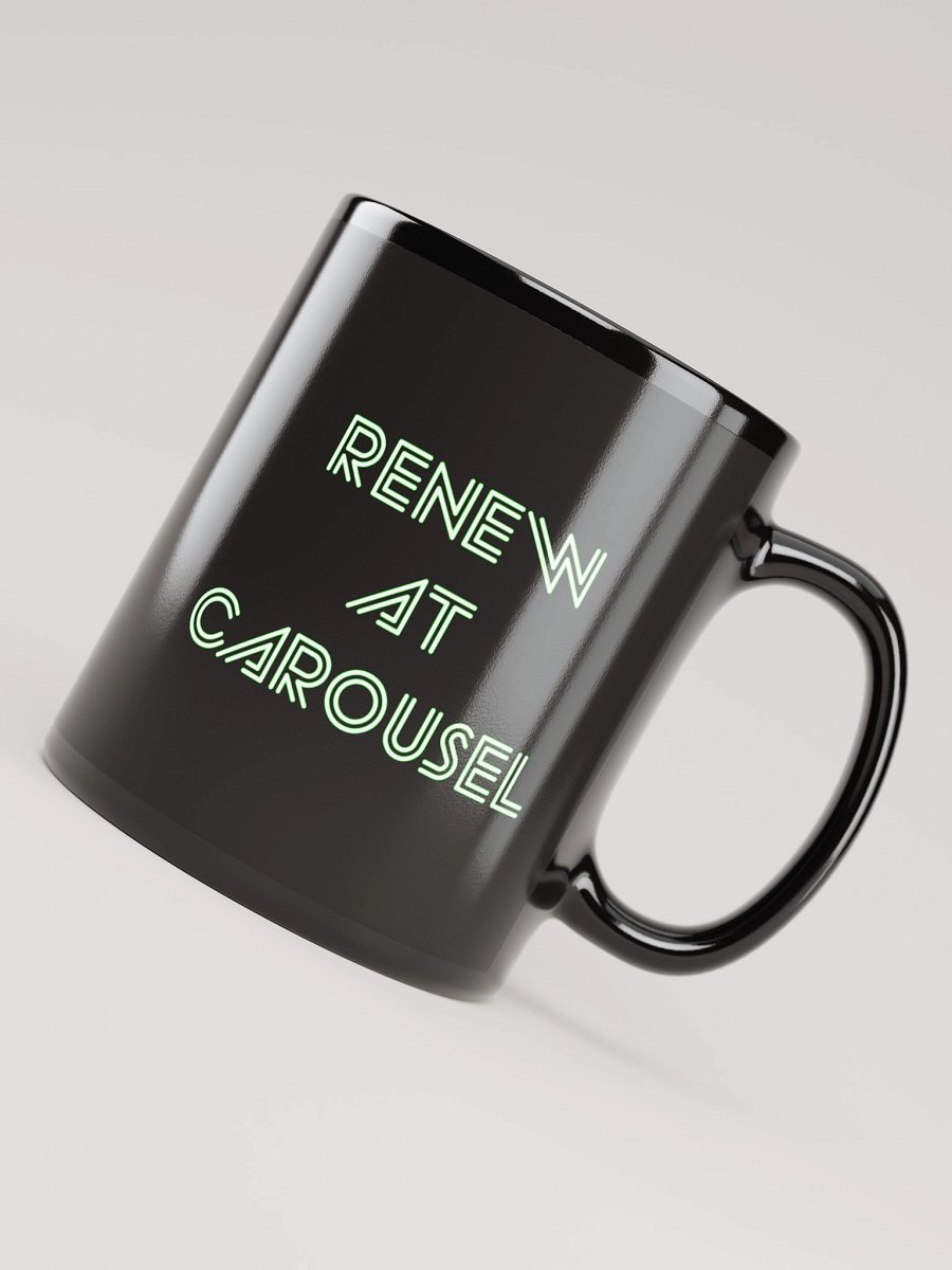 Renew at Carousel Black Coffee Mug product image (7)