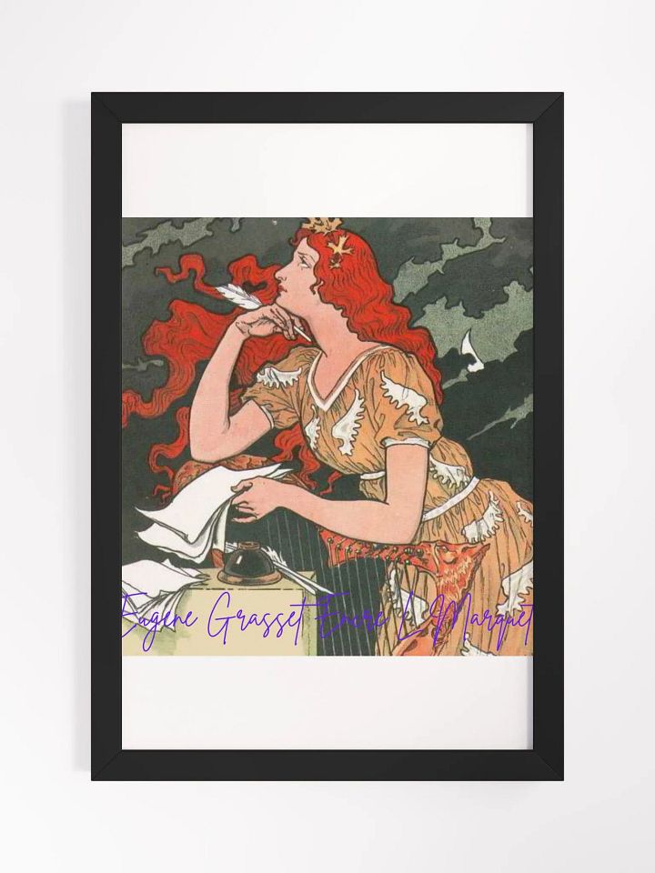Art by Eugene Grasset Framed High-Quality Matte Poster (in) product image (1)