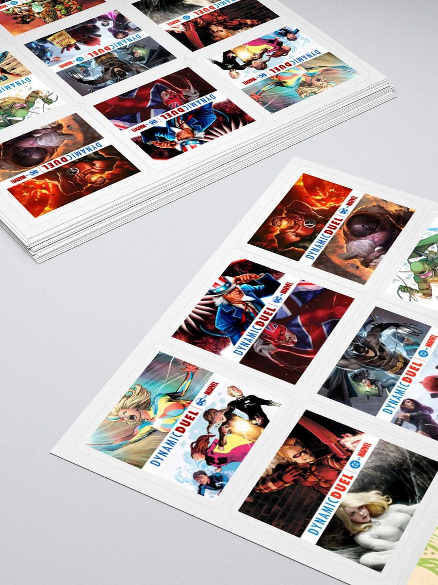 Dynamic Duel Episode Cover Stickers - Series 22 product image (4)