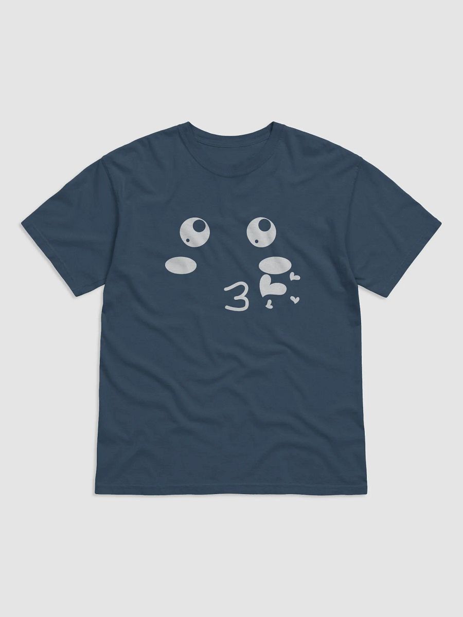 Flying Kiss Smiley Design Garment-Dyed Heavyweight T-Shirt, Unisex T-Shirt, Spring Apparel, Animal Lover Tee, Cute Graphic Shirt product image (90)