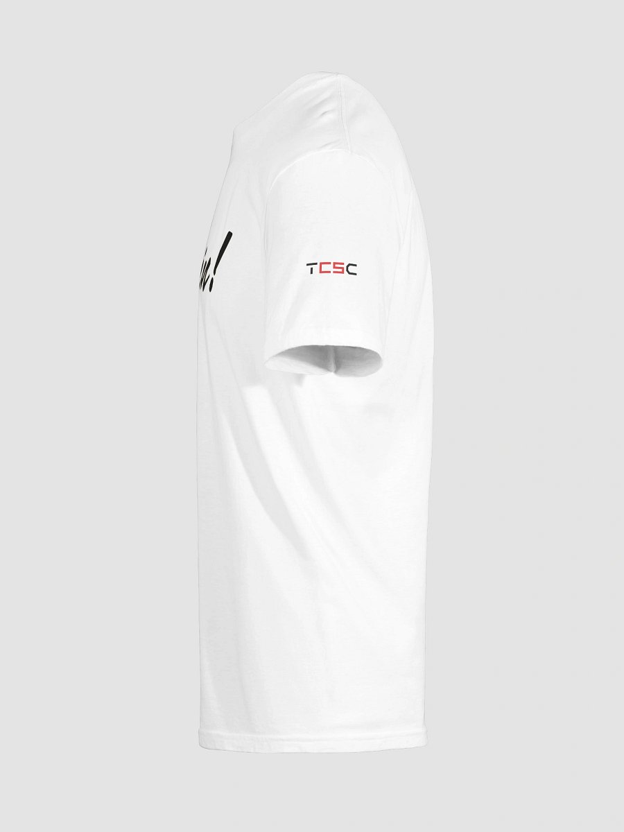 'Again!' Printed Emblem Unisex T-Shirt (White) product image (9)