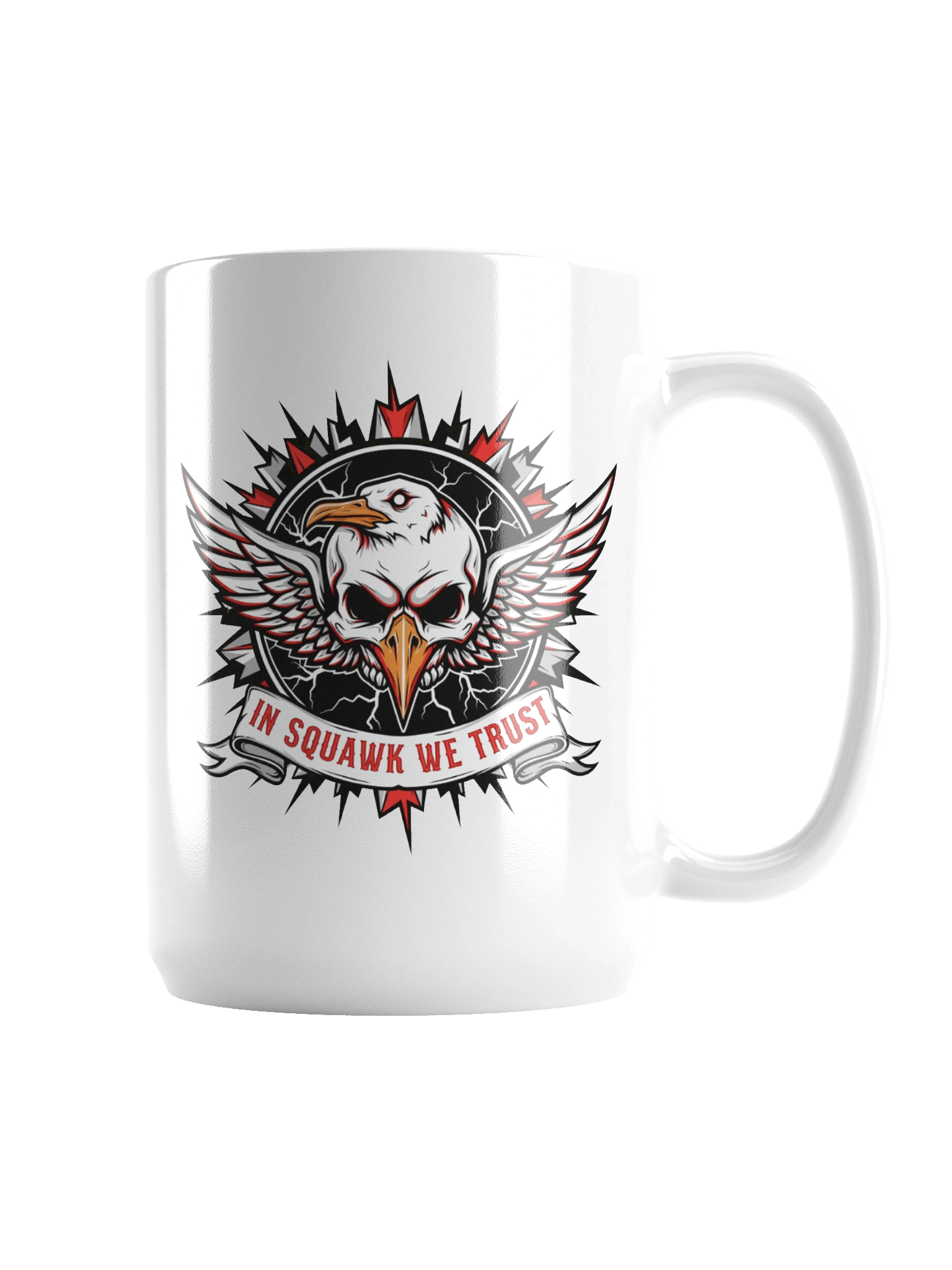 In Squawk We Trust Metal Mug product image (2)