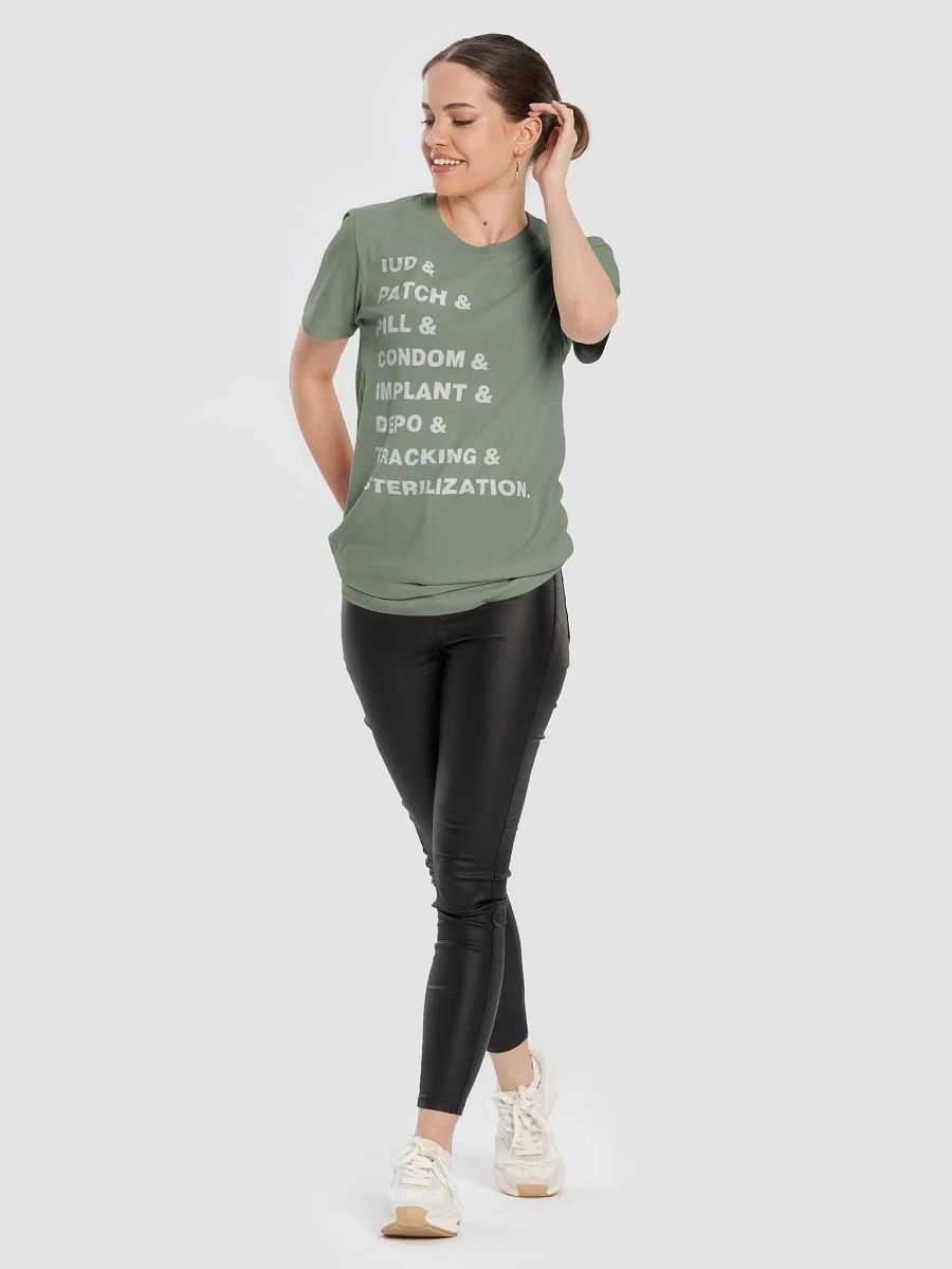 birth control & (short tee with light font) product image (99)