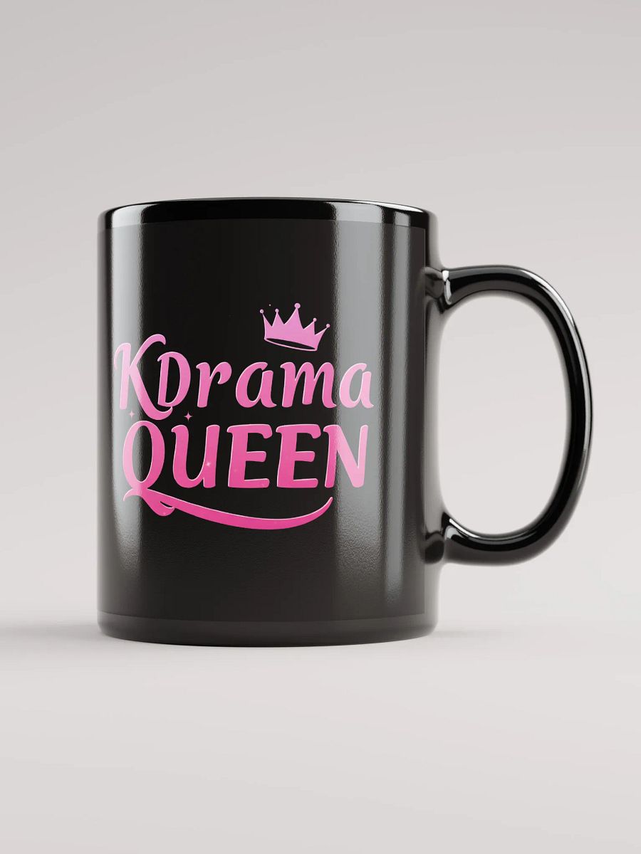 KDrama QUEEN Black Glossy Mug product image (2)
