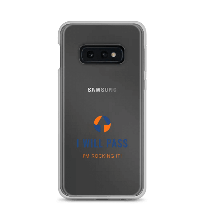I WILL PASS Clear Samsung® Case product image (3)