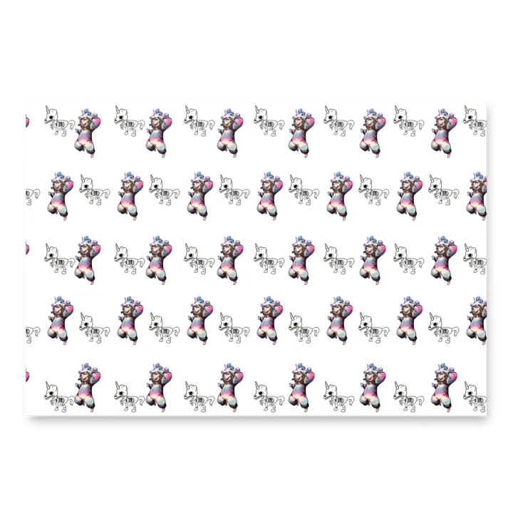 Unicorn Kid Gift Wrap product image (1)