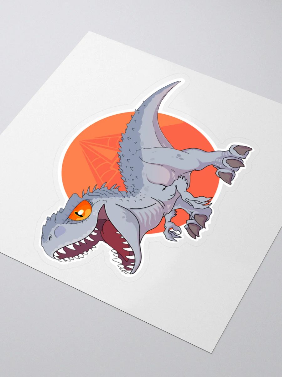 Fierce Dino Kiss Cut Stickers product image (3)