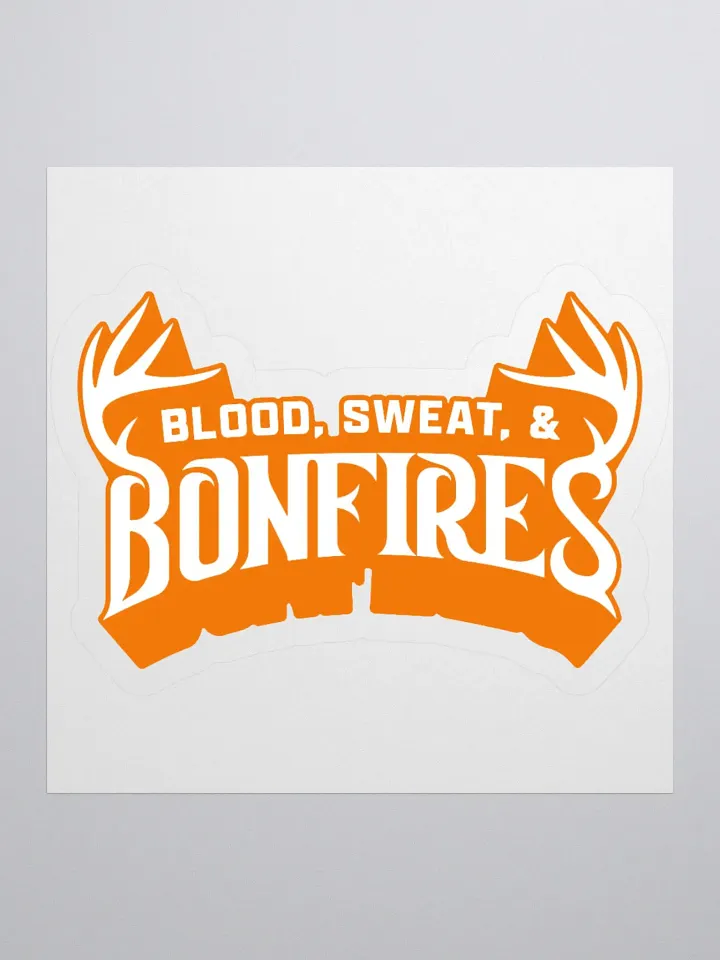 Antler Sticker - Orange product image (1)