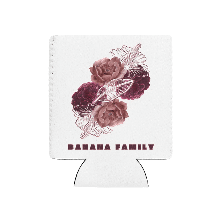 Floral Banana family Can Koozie product image (1)