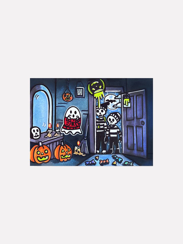 Trap or Treat Art Print product image (1)