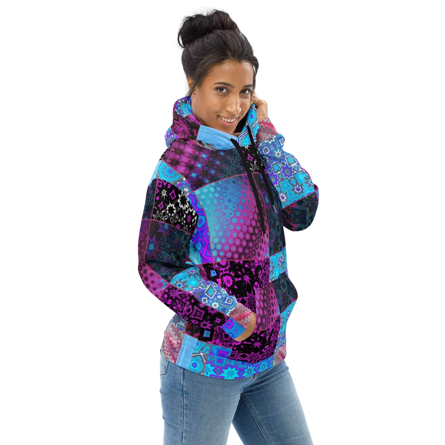 Abstract Patchwork Celebration Unisex Hoodie product image (1)