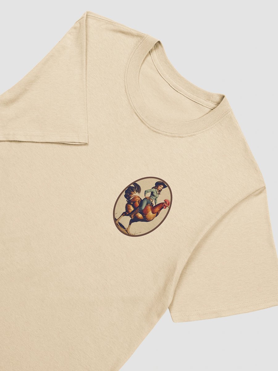 Cowgirl and Rooster Illustration T-Shirt product image (175)