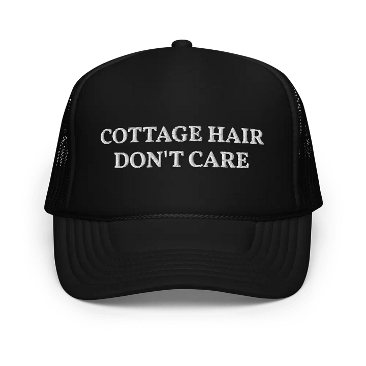 Cottage Hair Don't Care - Funny Embroidered Hat Trucker Cap product image (1)