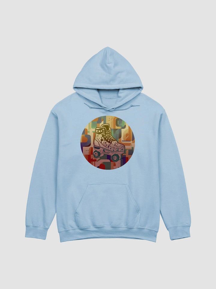 Evie Skates Jumbled Streets Hoodie Sky Blue product image (2)