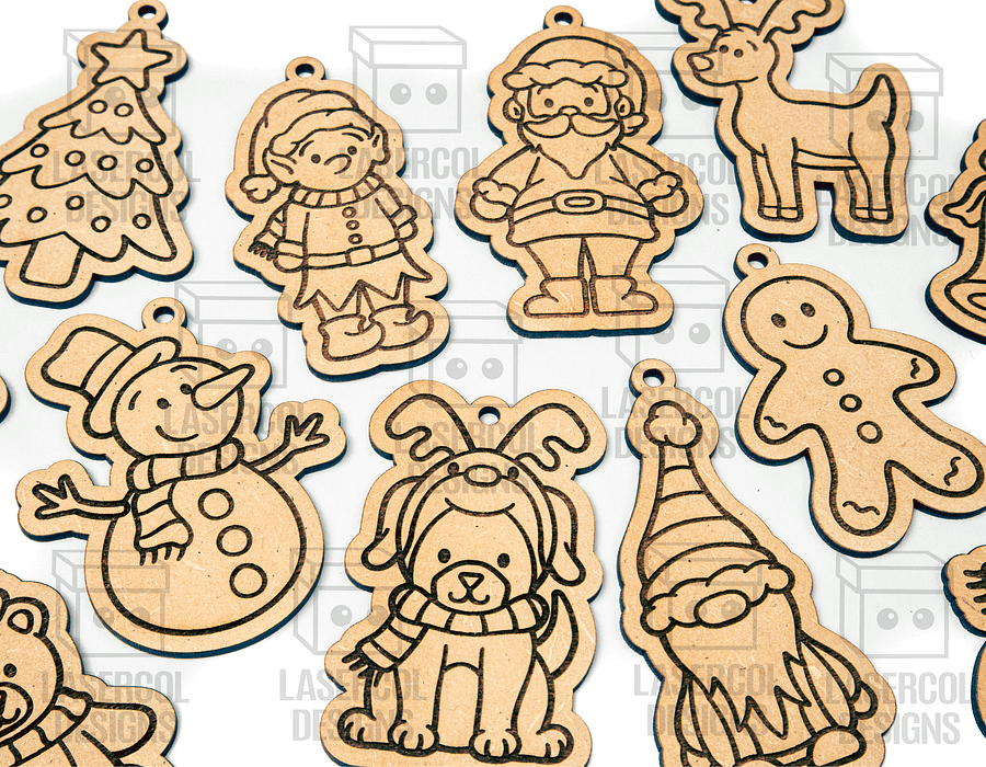 Christmas Ornaments - Laser Cut Files product image (6)