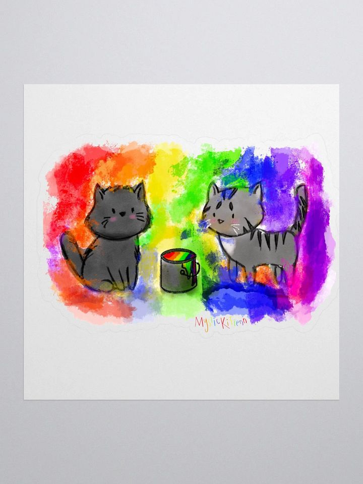 MysticKittenn x Pride // Kiss Cut Sticker product image (1)