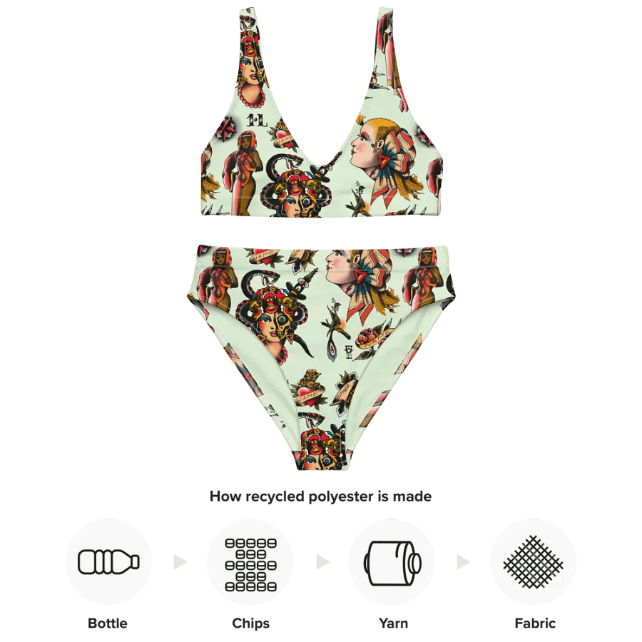 Landlubber Lewy’s Tattoo Flash Bikini Set product image (4)