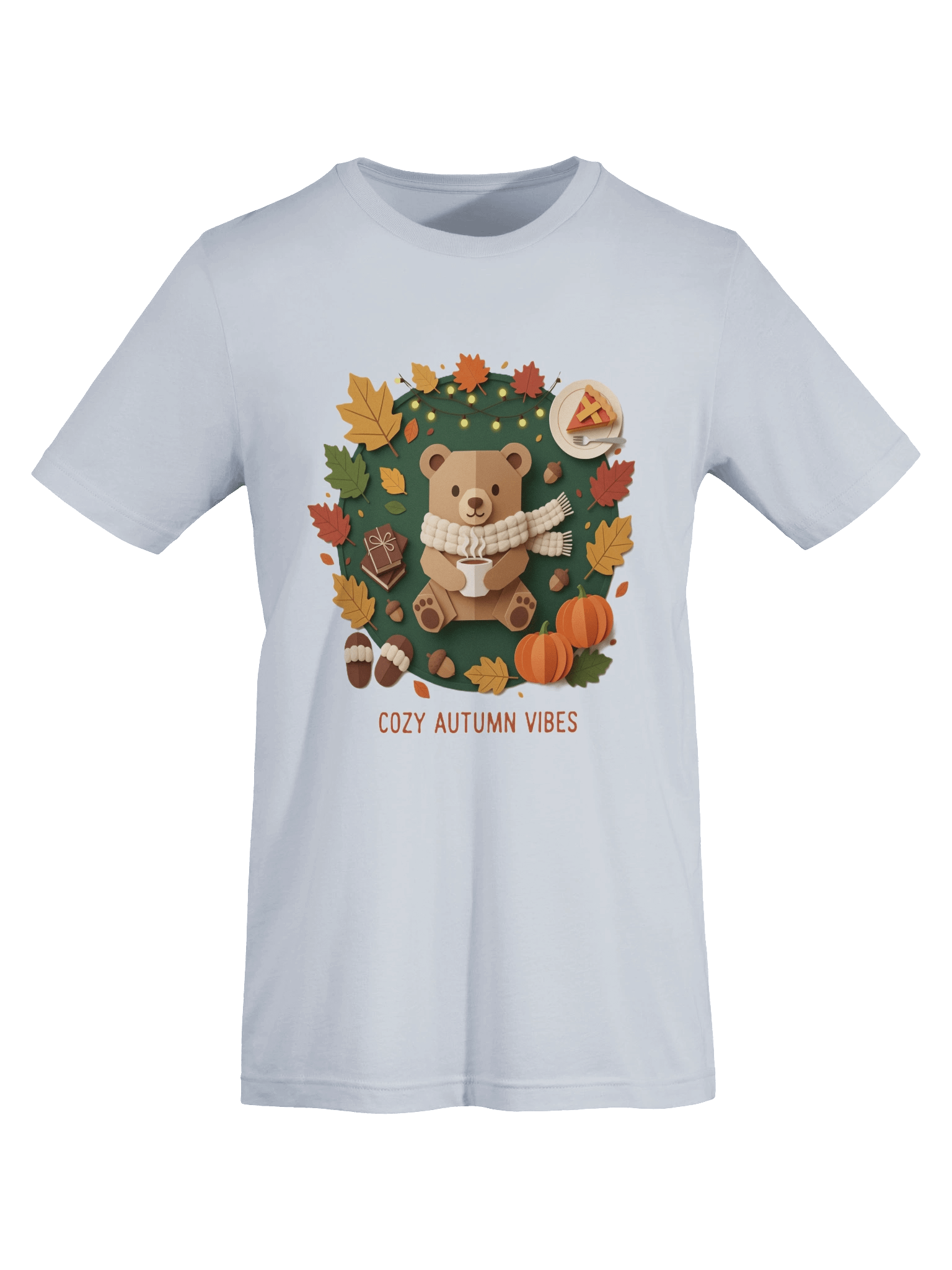 Cozy Autumn Vibes Bear T-Shirt product image (7)