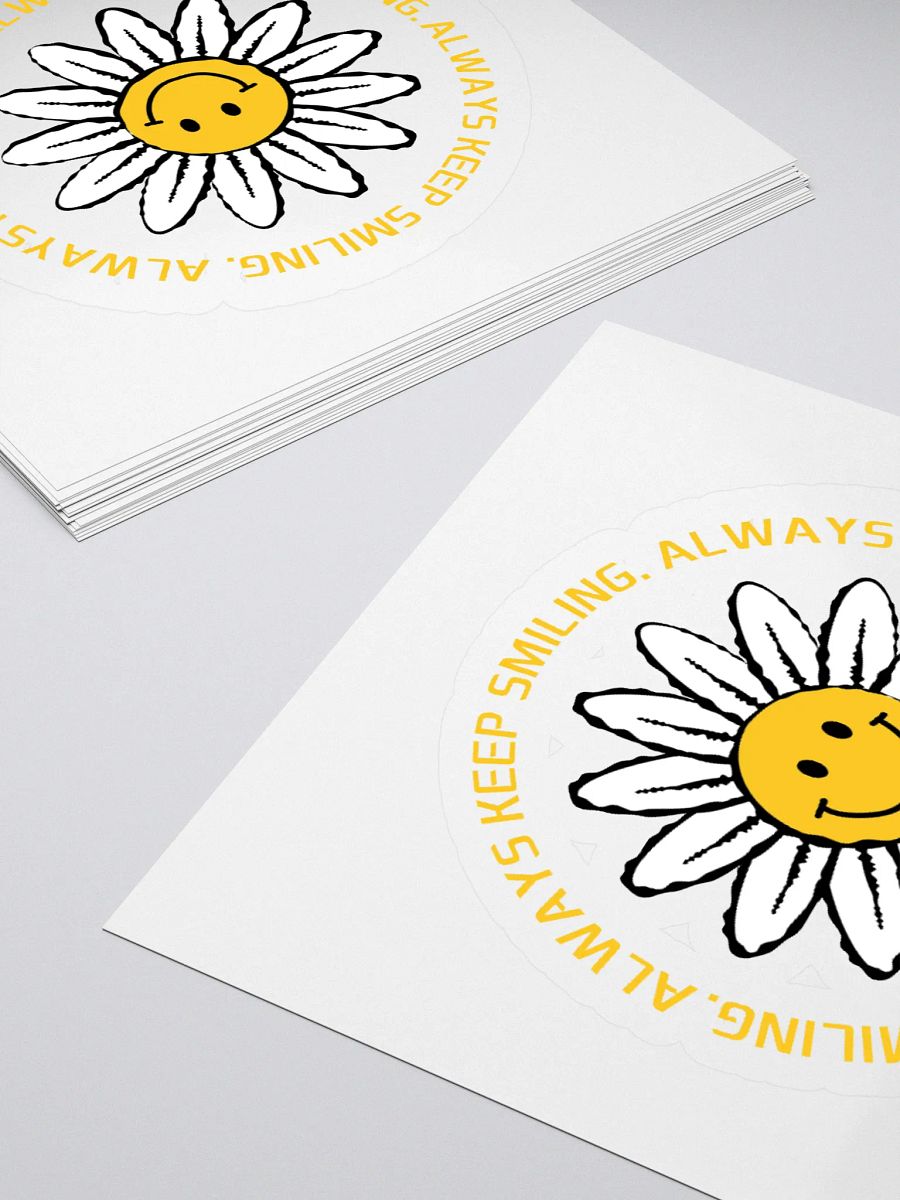 Always Keep Smiling Kiss Cut Stickers product image (12)