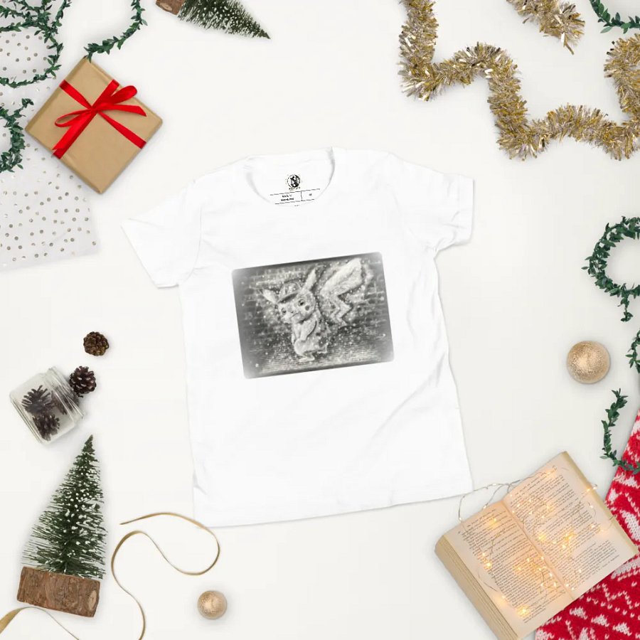 Nashīnasu - Pikachu Drawing White T-Shirt product image (6)