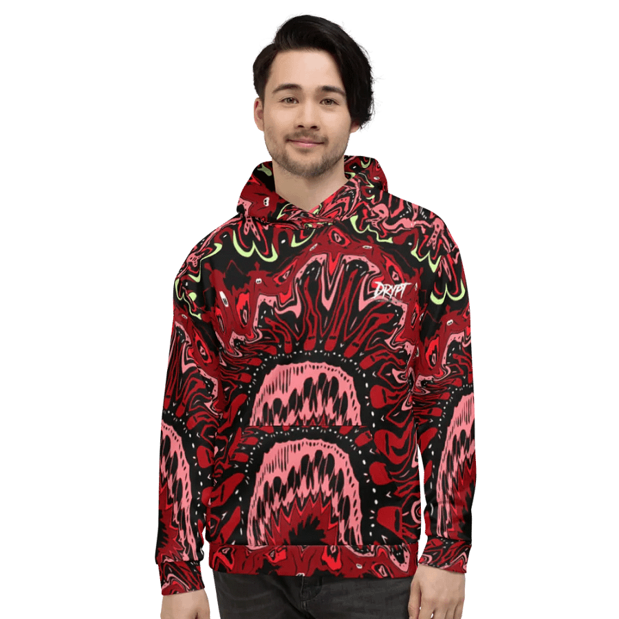 DRYPT x HALLOWEEN LTD. GROTESQUE HOODIE (SIZES S-6XL) product image (2)