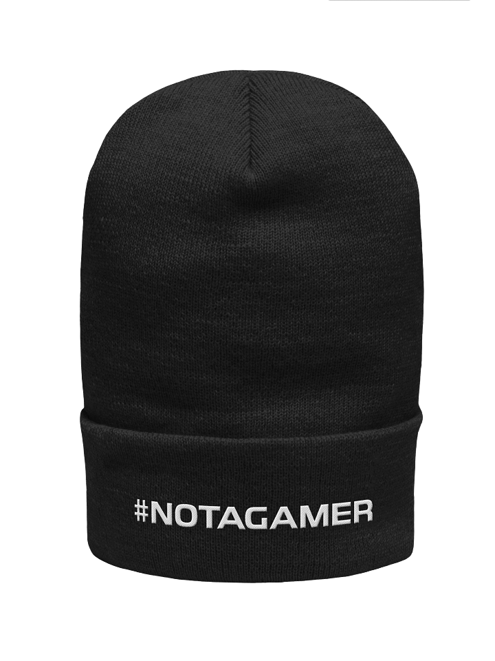 #NOTAGAMER Beanie BLK product image (1)