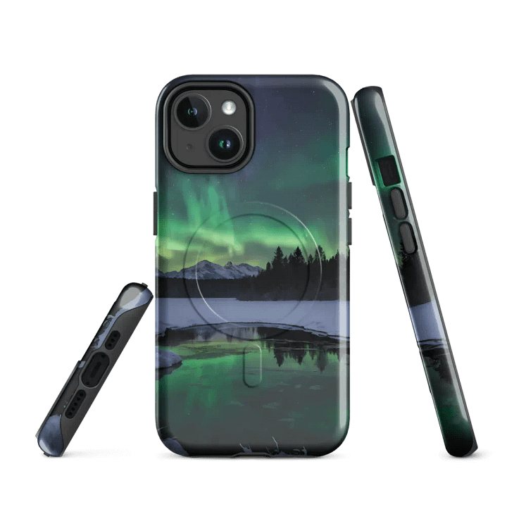 MagSafe® Tough Case for iPhone – Mystic Lights product image (1)