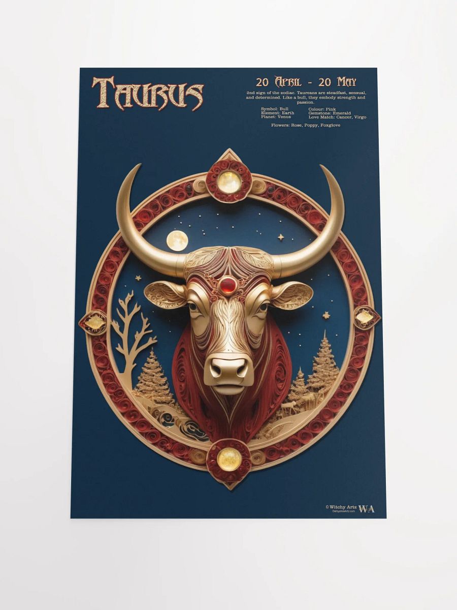 Western Zodiac Poster - TAURUS product image (3)