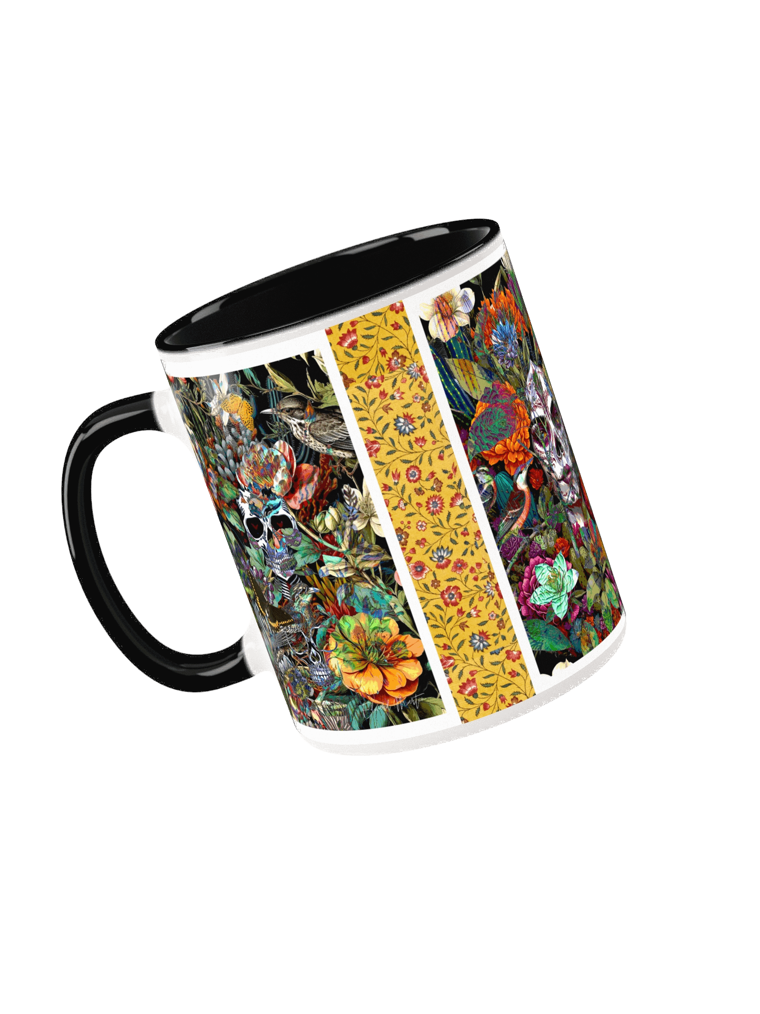 Floral Skulls Ceramic Mug product image (40)