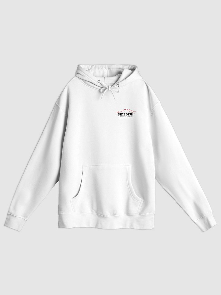 White hoodie product image (1)