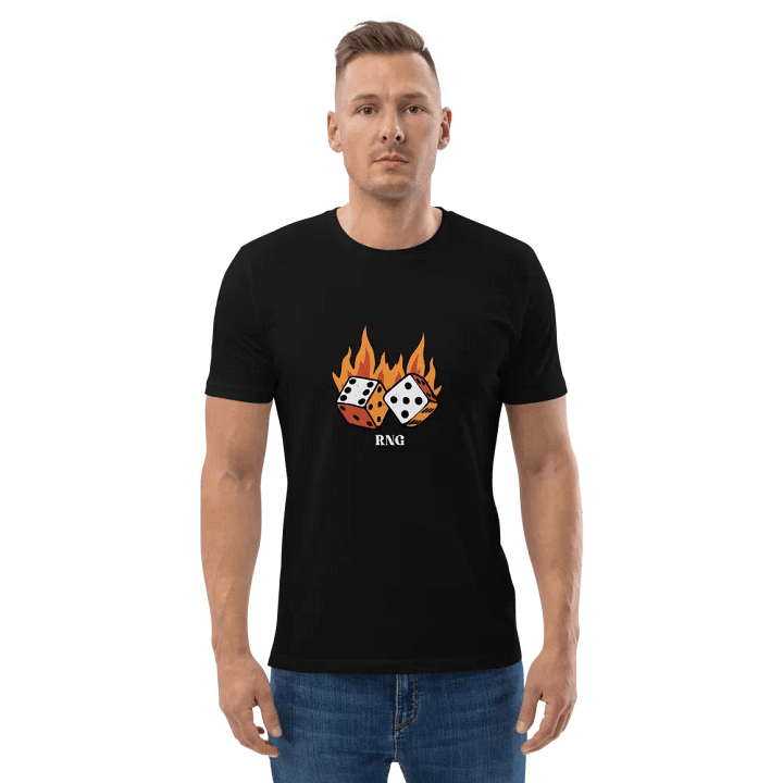 RNG Flaming Dice T-Shirt - 100% cotton product image (6)