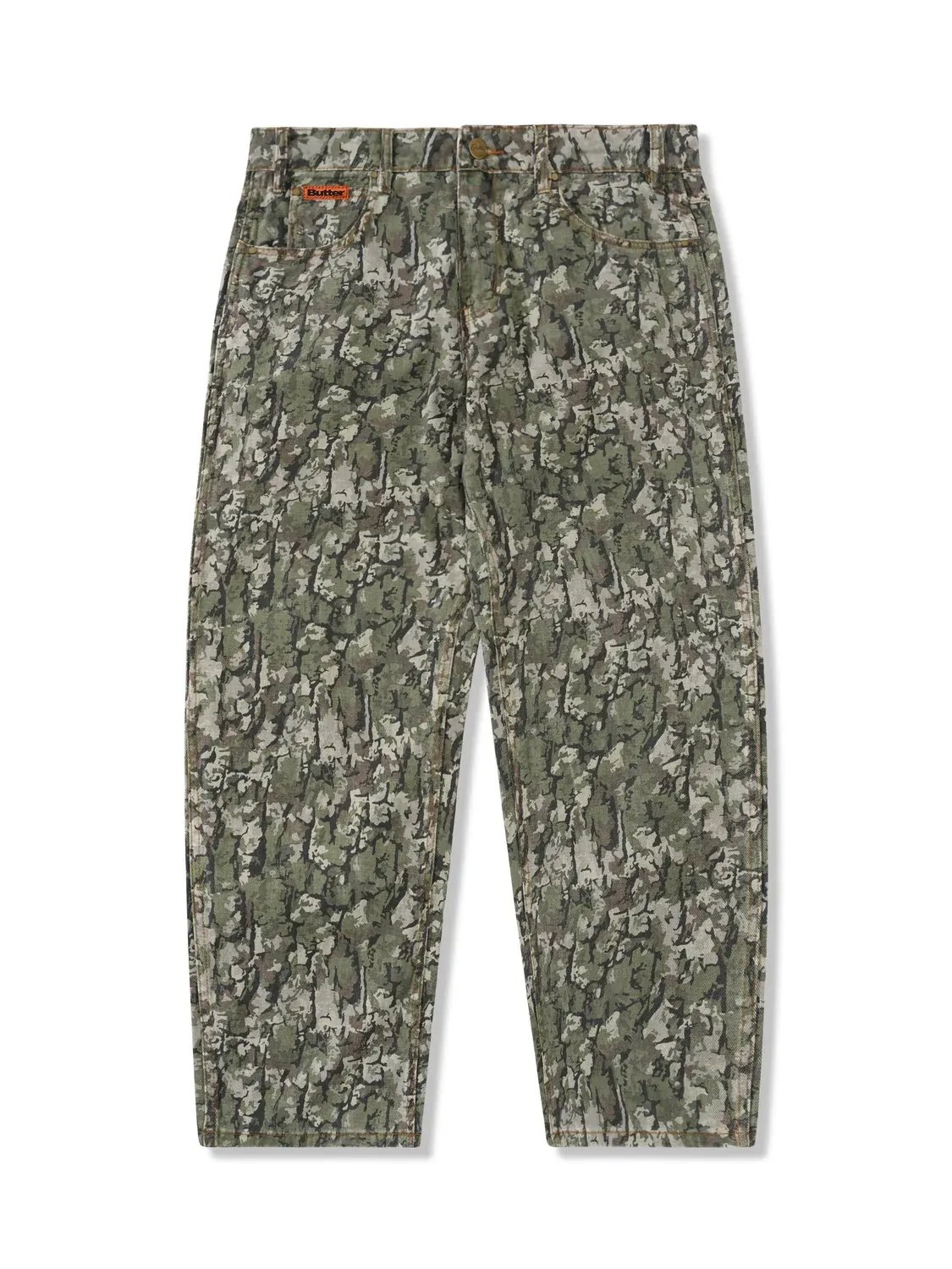 Bark Camo Denim Jeans, Army product image (1)