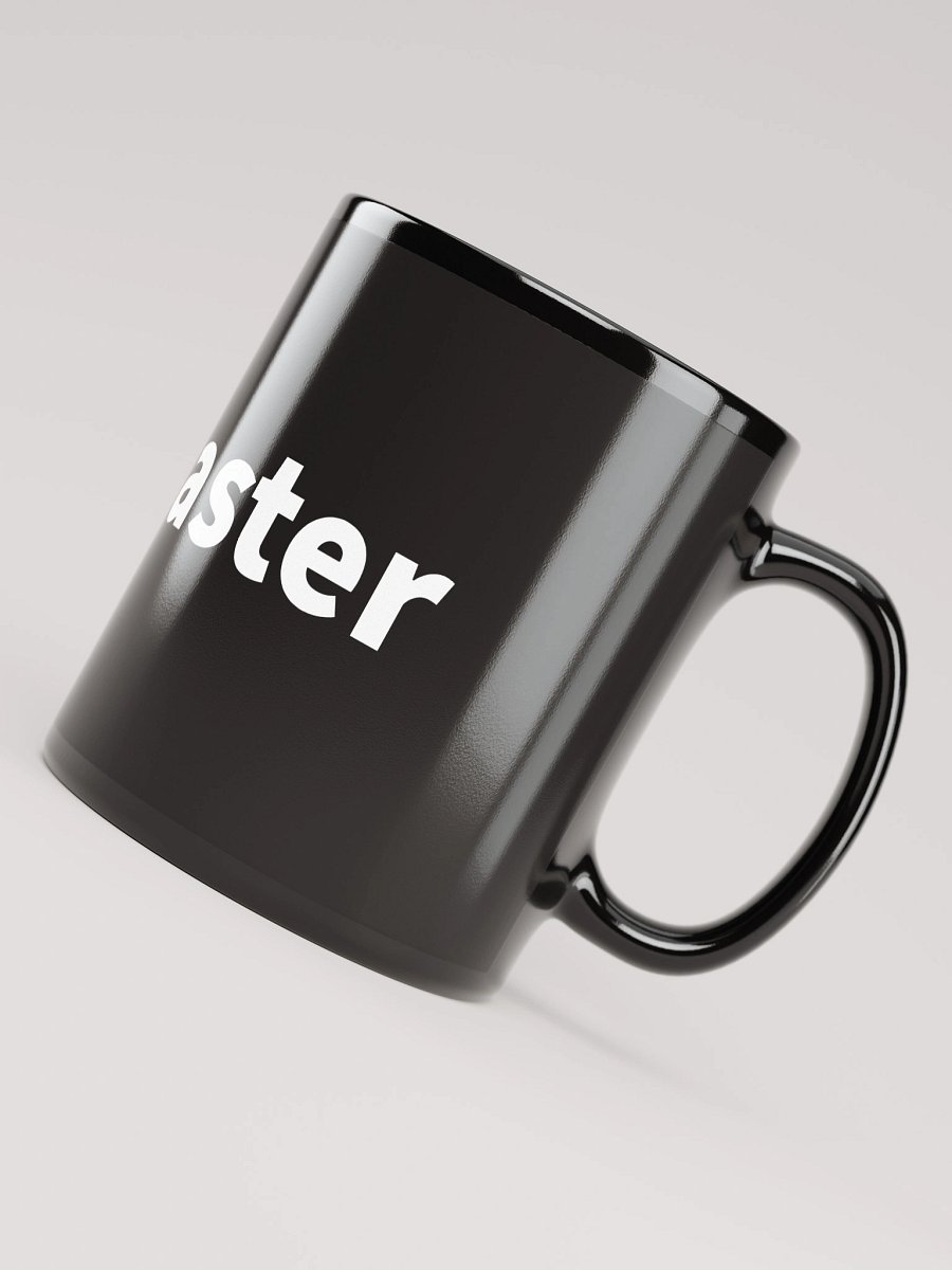 Podcaster Hashtag Ceramic Mug - Black product image (3)