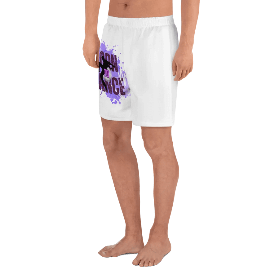 Born to Dance His Silhouette Splash Athletic Shorts product image (4)