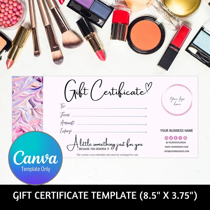 Emily - Gift Certificate Template product image (1)