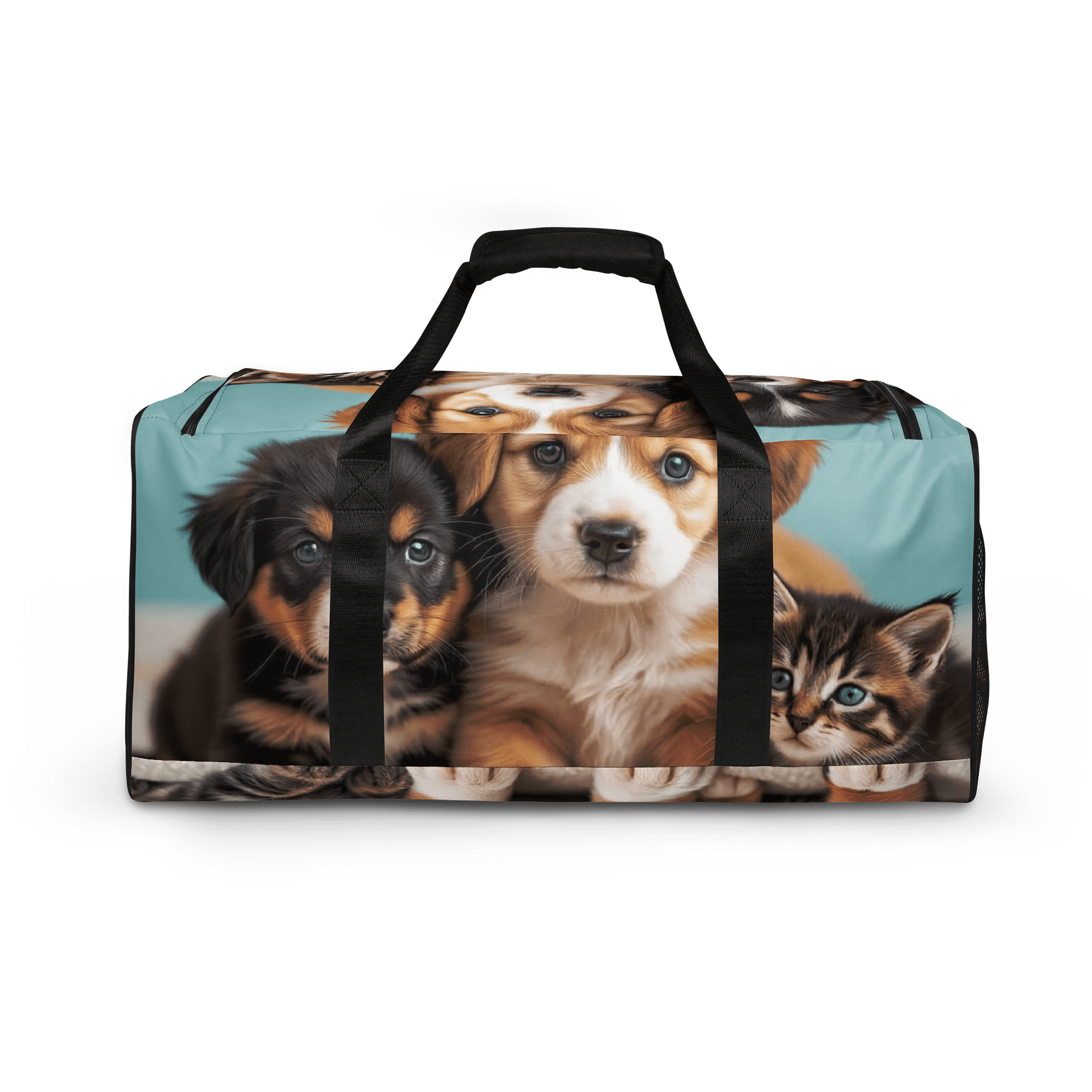 Cozy Companions All-Over Print Duffle Bag product image (4)