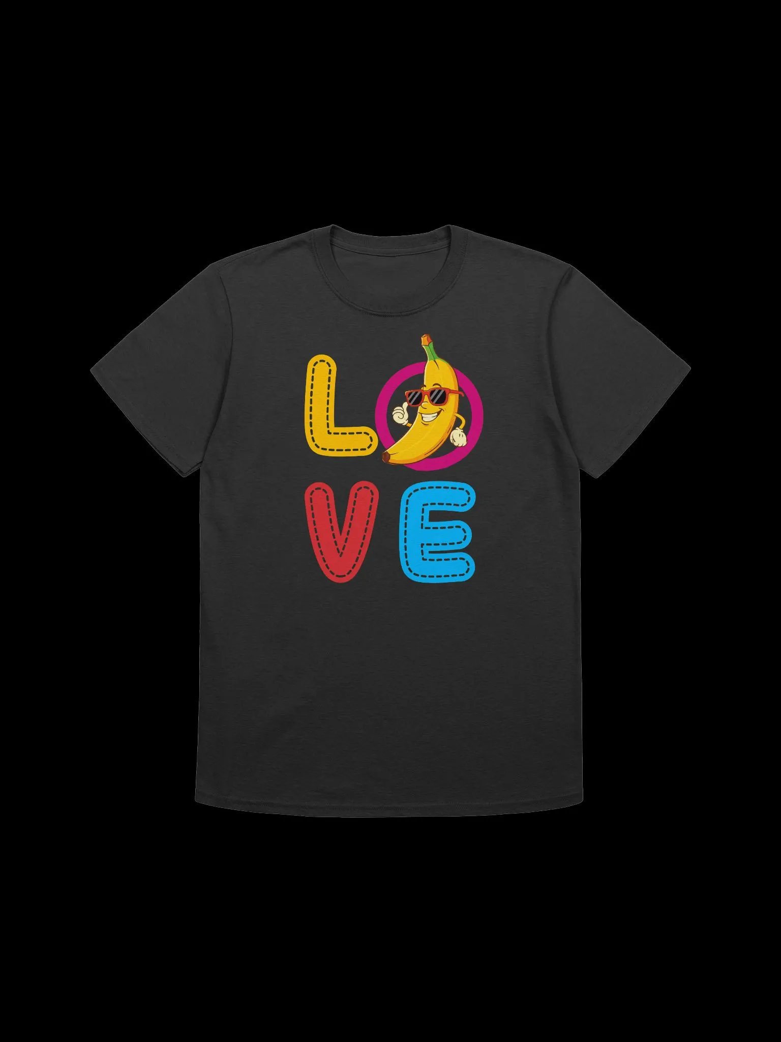 Food Lover-Love is Bananas-A Fun and Fruity Design T-Shirt product image (5)