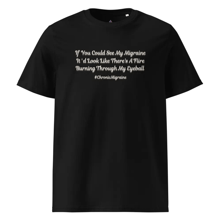 Migraines, Fire in My Eyeball, Black Tee product image (1)