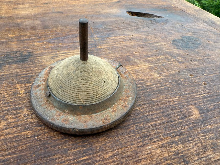 🎎 Antique Japanese Koma Spinning Top – Mid-Showa Period | Japan Antique Roadshow product image (3)