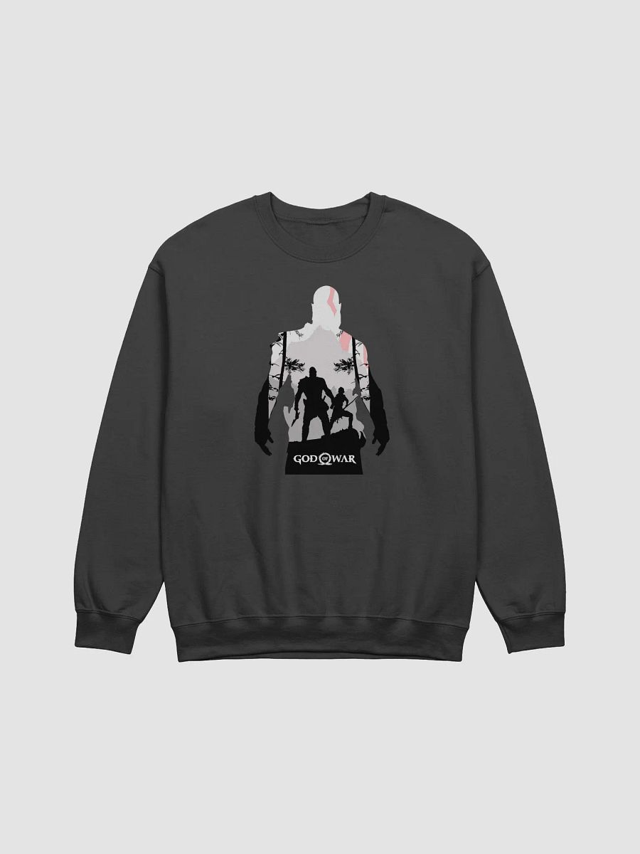 God of War Kid And Kratos Silhouette Crewneck product image (5)