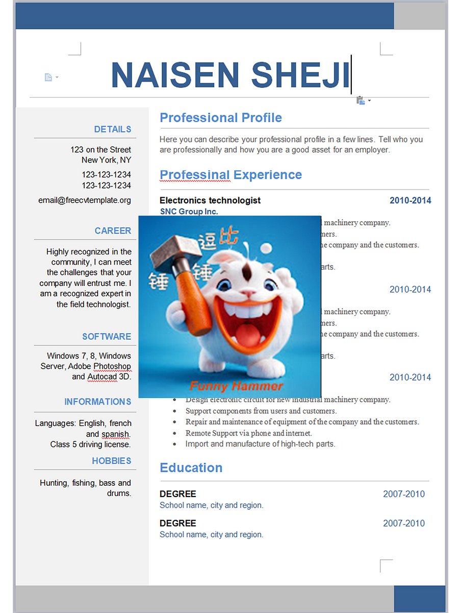 180 sets of English resume templates/英文履歷模板180套 product image (5)