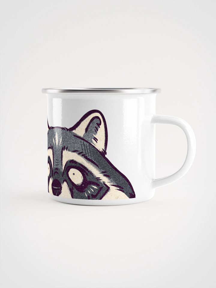 Coffee, because murder is wrong! | Enamel mug product image (1)