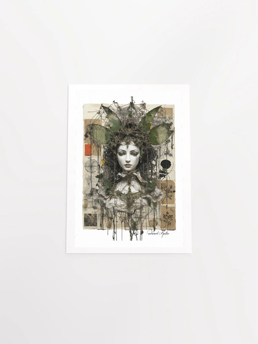 'Joelle' by Edward Martin: Mixed Media Collage Print...Fantasy Marionette Series product image (5)