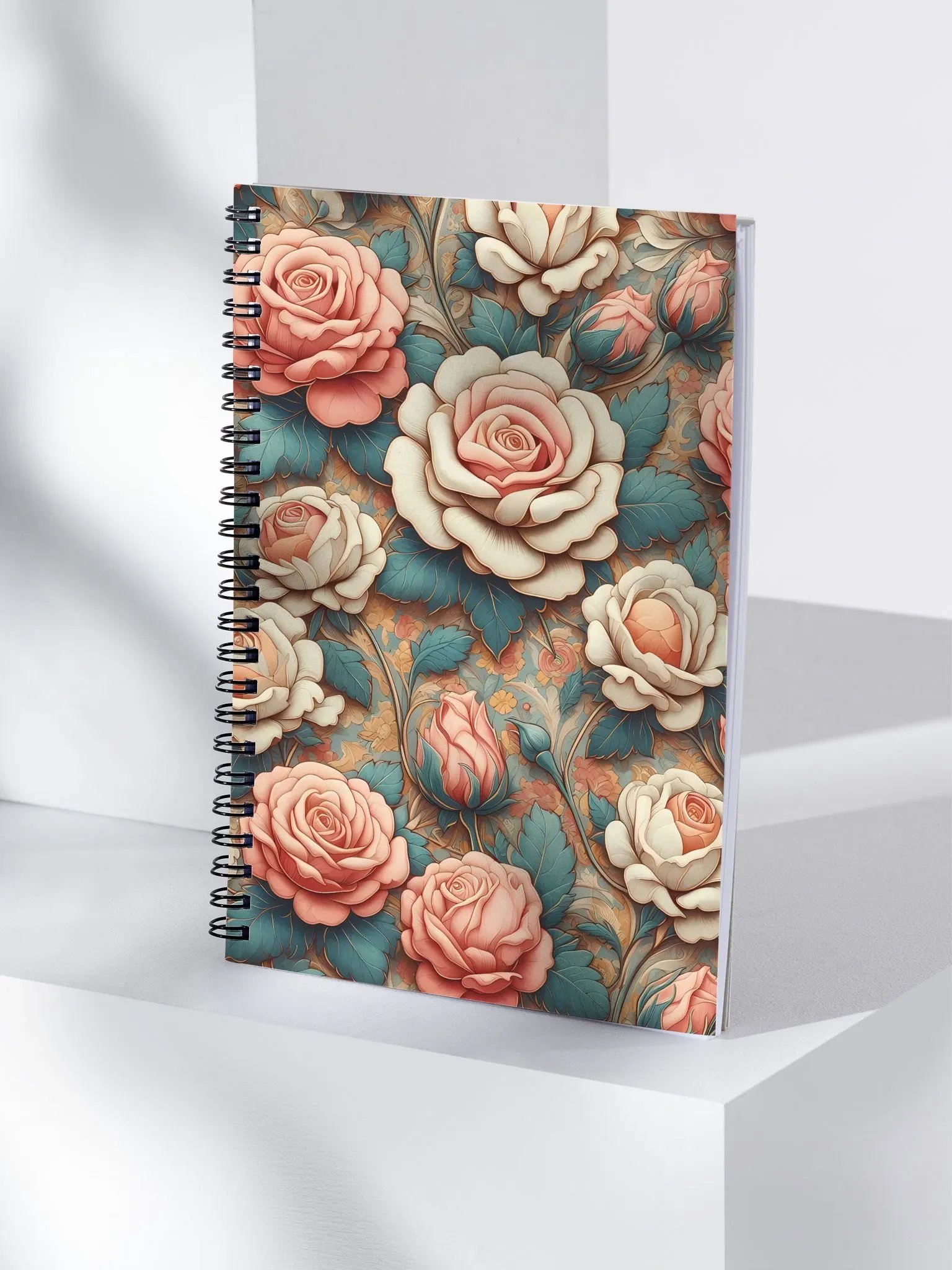 Royal Floral Spiral Notebook product image (4)