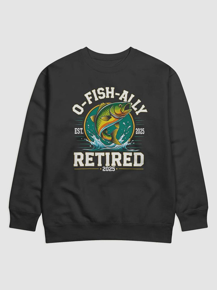 Funny Fishing Retirement 2025 Bass Fisherman Premium Sweatshirt product image (1)
