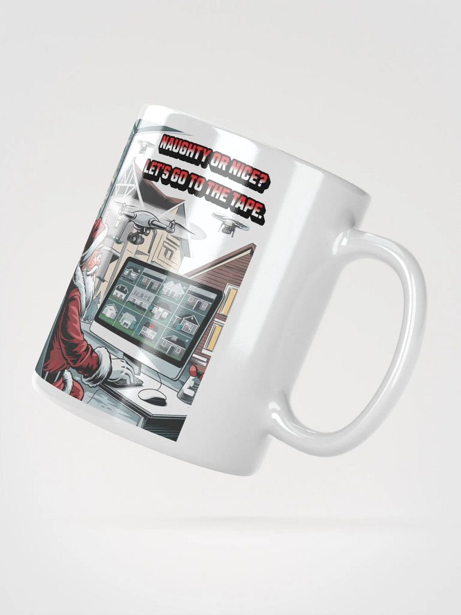 Naughty or Nice? Let's Go To The Tape - White Mug product image (4)