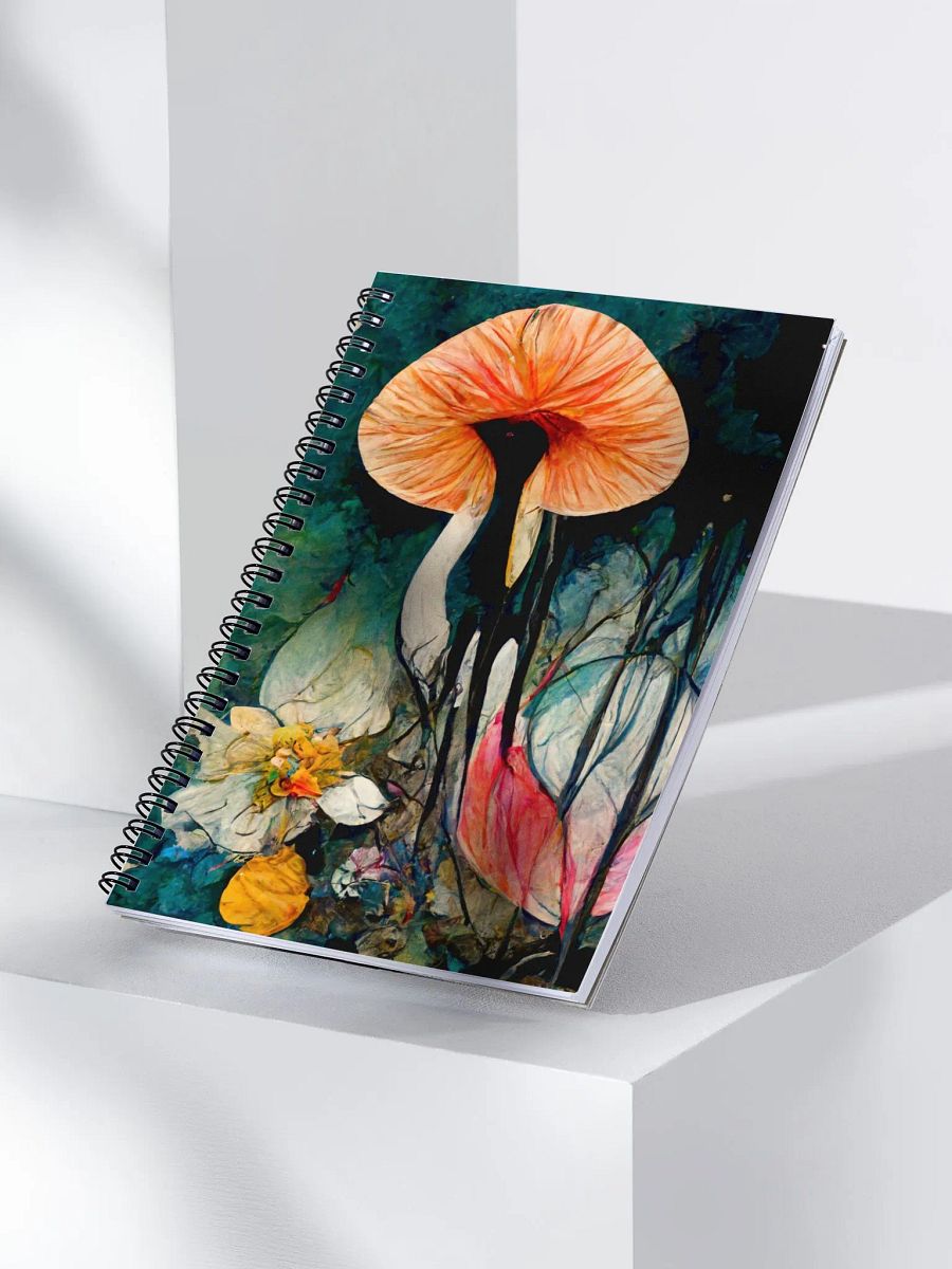 Surreal Mushroom Dreams Spiral Notebook product image (3)