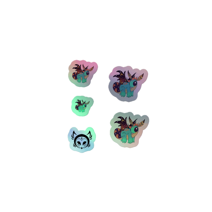 Fae Dragon - Holo Sticker Sheet product image (1)